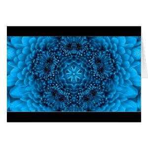 BLUE DAHLIA FLOWER PETALS