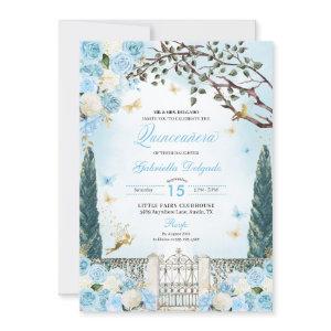 Blue Fairy Enchanted Garden Quinceanera