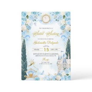Blue Fairytale Cinderella Princess Sweet Sixteen