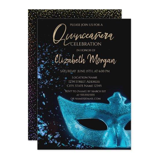 Blue Masque,Confetti  Quinceañera