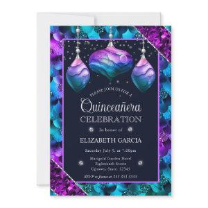 Blue & Purple Ombre Mermaid Ornaments Quinceanera