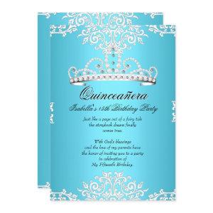Blue Quinceanera 15th Birthday Party Tiara 3