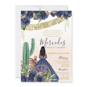 Blue Rose Rustic Western Charro Quinceanera