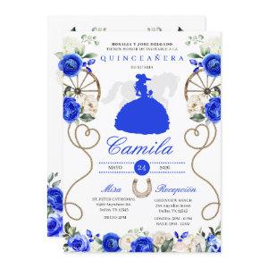 Blue Roses Western Mariachi Charro Quinceañera