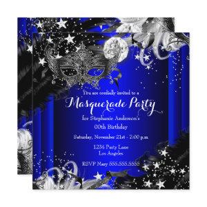 Blue Sparkle Magical Night Masquerade Party