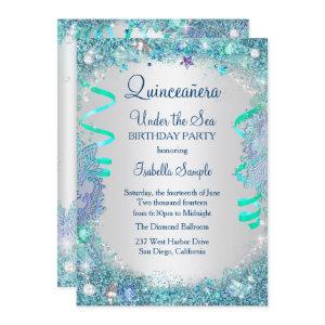 Blue Under The Sea Quinceanera 15th Birthday Party