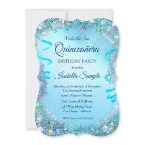 Blue Under The Sea Quinceanera 15th Birthday Party