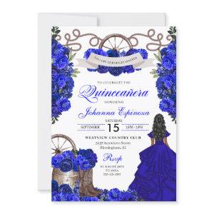 Blue Western Charra Ranchero Quinceanera