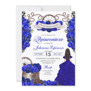Blue Western Charra Ranchero Quinceanera
