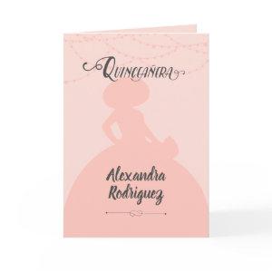Blush Pink Charro Silhouette Quinceanera