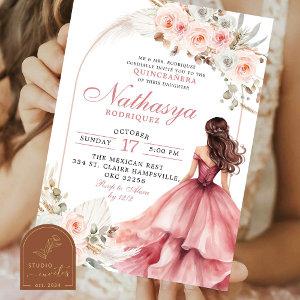 Blush Pink Mexican Princess Quinceanera