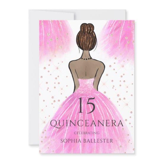 Blush Pink Princess Dress 15th Quinceanera Party