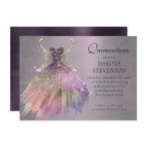 Bohemian Fairy Ball Gown | Muted Ombre Wine Sheen