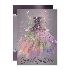 Bohemian Fairy Ball Gown | Muted Ombre Wine Sheen