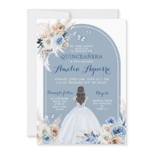 Boho Baby Blue Quinceañera