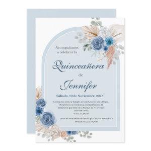 Boho Blue Quinceanera