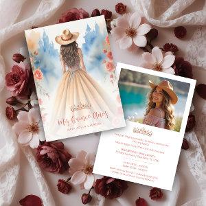 Boho Cowgirl Charming Quinceañera with Hat