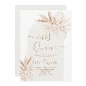Boho dried floral Quinceanera