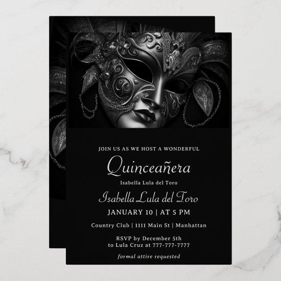 Breathtaking Masquerade Birthday Foil