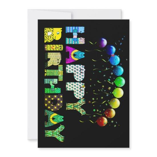 Bright and colorful Birthday