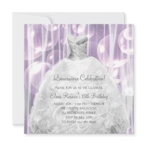 Bubbles Party Dress White Quinceanera