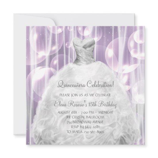 Bubbles Party Dress White Quinceanera