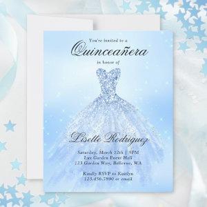 Budget Baby Blue Quinceanera