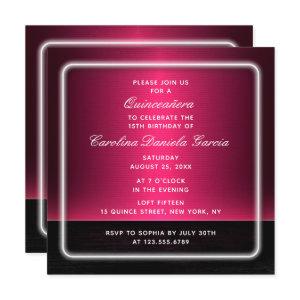 Budget Chic Modern Purple Girly Glam Quinceañera
