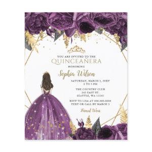 Budget Purple Princess Quinceañera