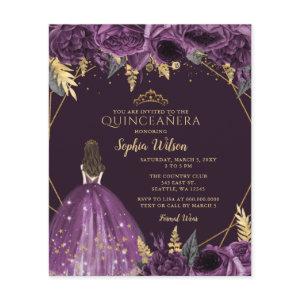 Budget Purple Princess Quinceañera