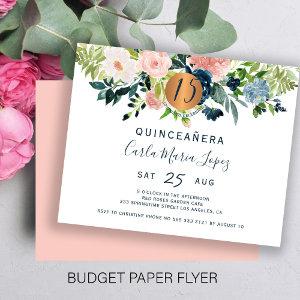 Budget Quinceañera birthday party  Flyer