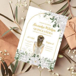 Budget Quinceañera Floral Dress 15th Birthday Flyer