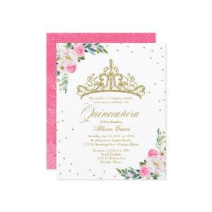 Budget Quinceanera  Gold Tiara