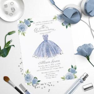 Budget Quinceanera  Light Blue Gown