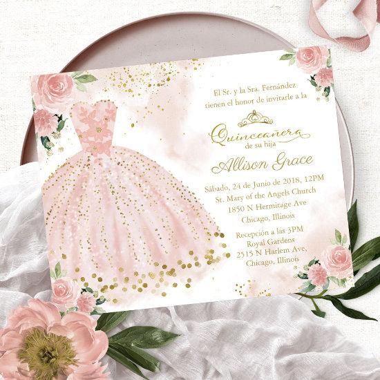 Budget Quinceanera  Spanish Blush