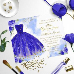 Budget Quinceanera  Spanish Royal Blue