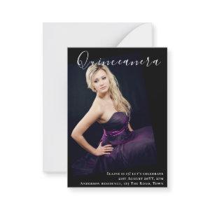 BUDGET Quinceanera PHOTO Invite Announcement