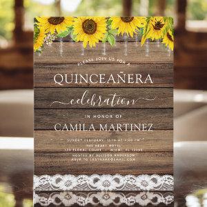 Budget Quinceanera Sunflower Rustic
