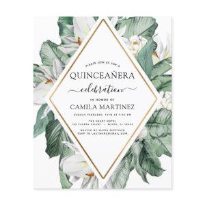 Budget Quinceañera Tropical Magnolia