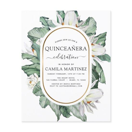 Budget Quinceañera Tropical Magnolia