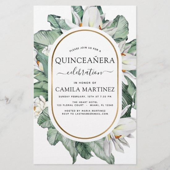 Budget Quinceañera Tropical Magnolia
