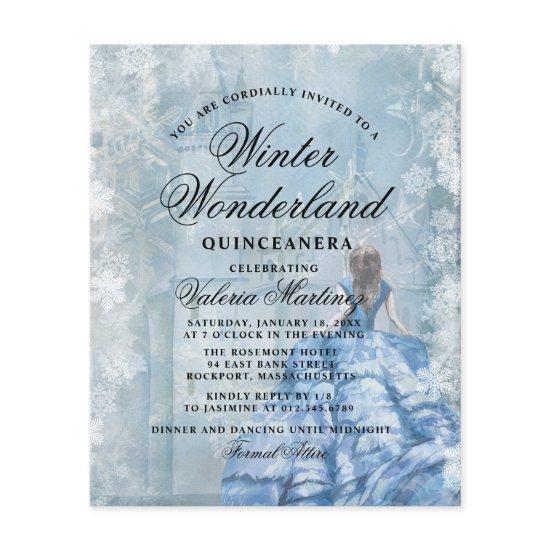 Budget Quinceanera Winter Wonderland