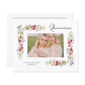 Budget Quinceañeras Spanish Floral Photo