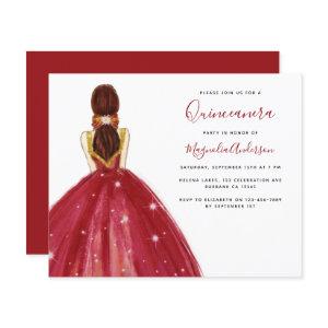 BUDGET Red Dress Quinceanera Party