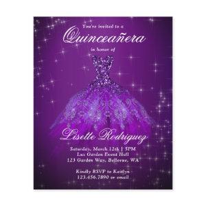 Budget Royal Purple Quinceanera