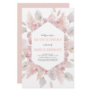 Budget Watercolor Boho QUINCEAÑERA