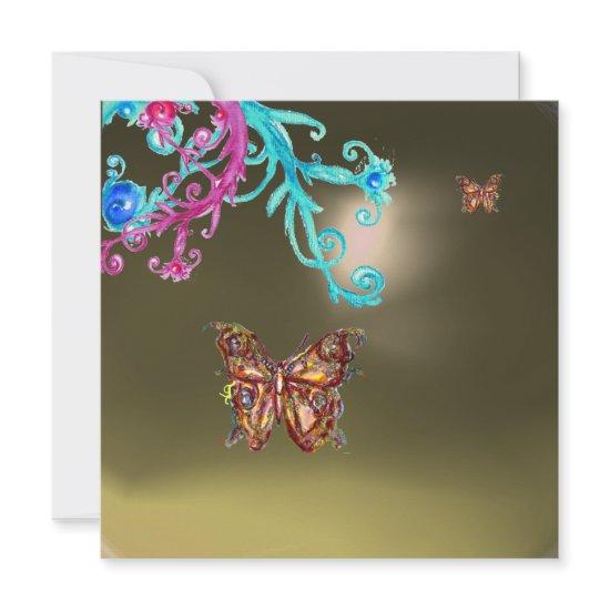 BUTTERFLY  AGATE , grey blue bright pink red