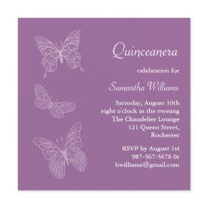 Butterfly Birthday  (purple)