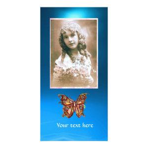 BUTTERFLY BLUE SAPPHIRE,red Card