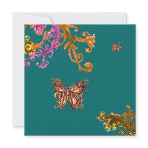 BUTTERFLY , bright pink yellow green